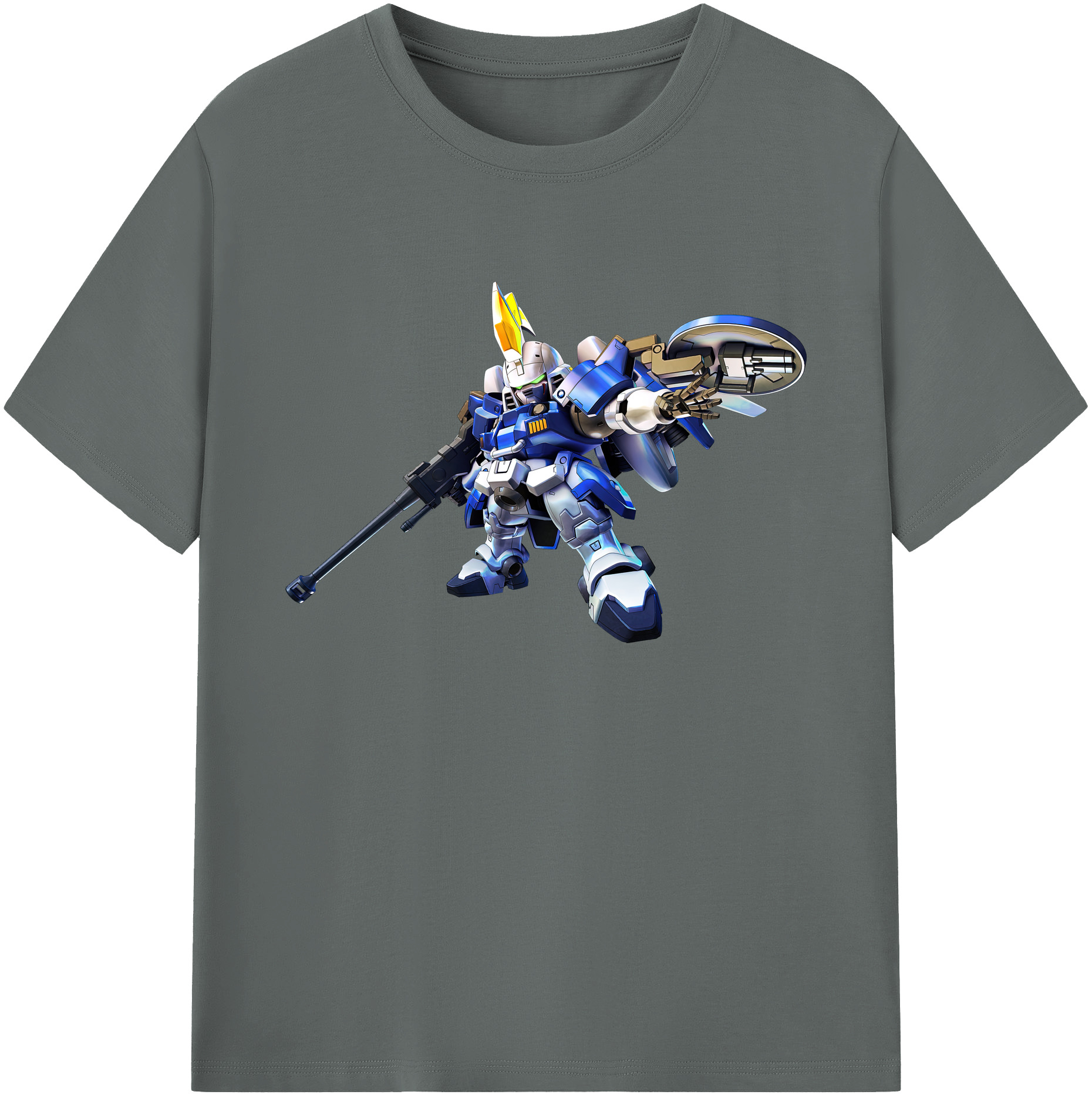 （画像用） 機動戦士ガンダム Mobile Suit Gundam 綿100％ メンズ半袖Tシャツ｜肌触りやわらか＆通気性